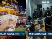 กัมพูชาฟันรายได้กาสิโนปี 2025 ทะลุ 2,200 ล้านบาท พุ่ง 14% พร้อมลุยล้างบางแก๊งสแกมเมอร์ กัมพูชาฟันรายได้กาสิโนปี